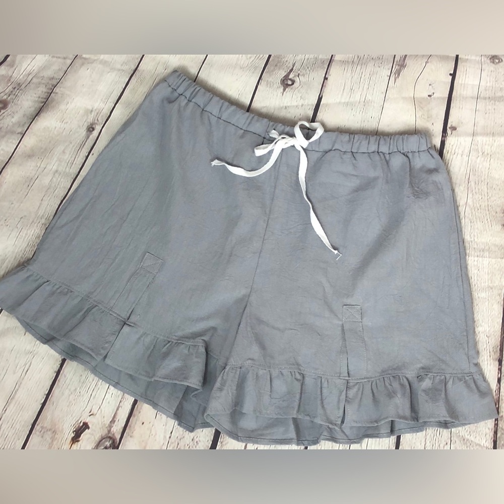 NEW*Boho Slit Drawstring Shorts - Picture 4 of 6